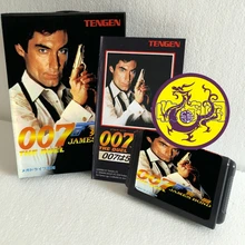 007 Джеймс Бонд дуэль с коробкой и руководством 16bit MD карточная игра для sega Mega Drive для Genesis