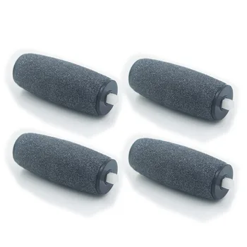

4pcs Replacement Roller Heads for S choll Velvet Smooth Amope Express Pedi Skin Remover Foot Care Foot Top Quality Free shipping
