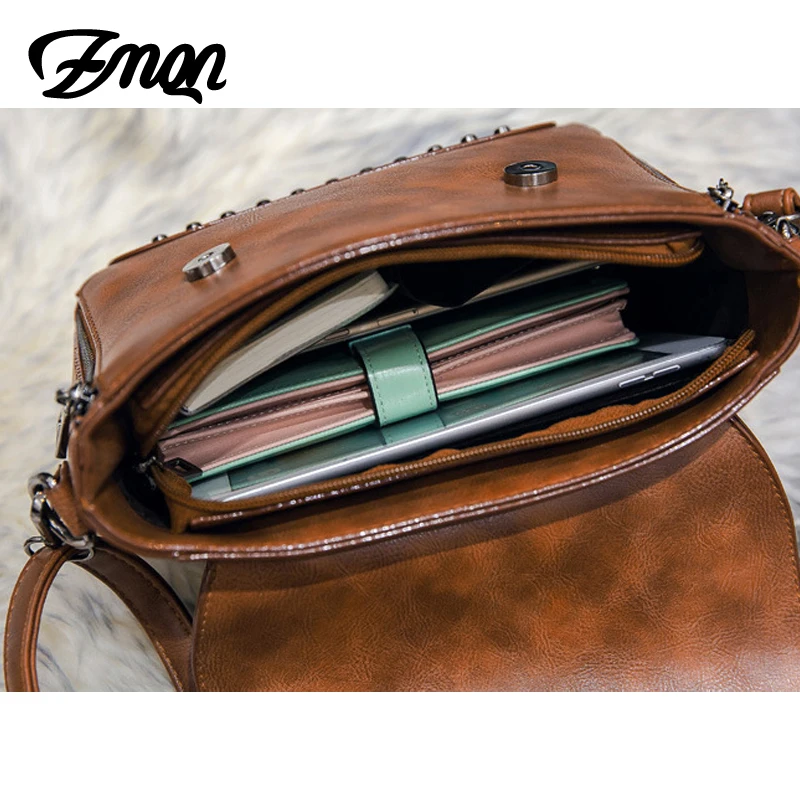ZMQN Crossbody حقائب للنساء 2019 النساء حقيبة ساع حقائب يد جلدية الكتف حقيبة بطراز عتيق الإناث Bolsas الأنثوية موهير C522