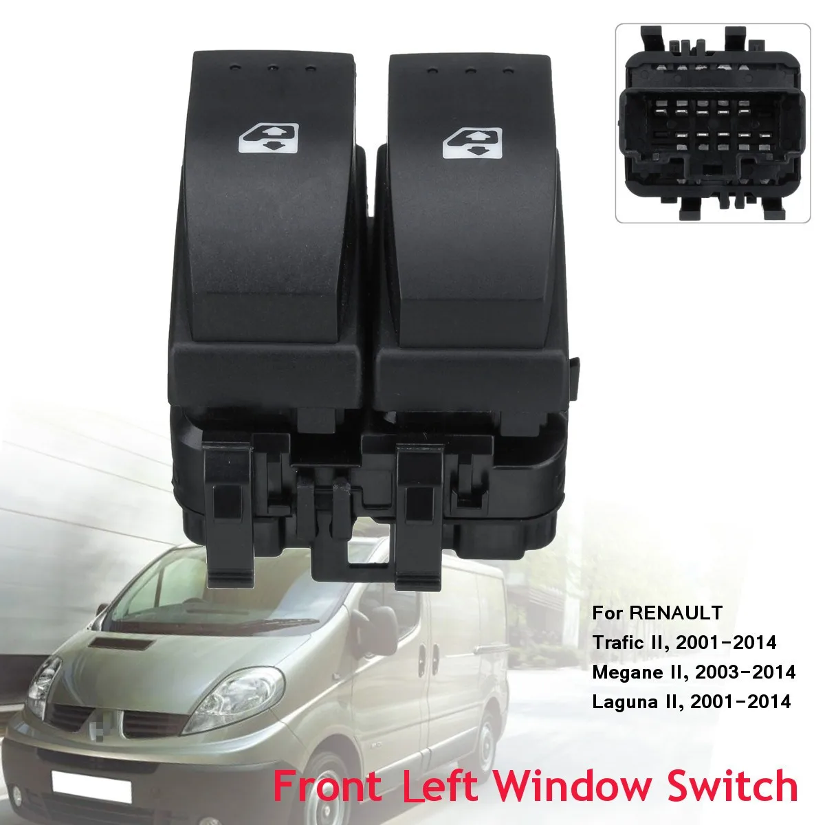 Car Front Left Window Lifter Switch 8200315034 For Renault Trafic II/Megane  II/Laguna II-in Car Switches & Relays from Automobiles & Motorcycles on ...