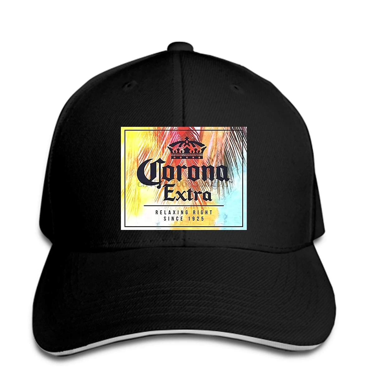 

Corona Extra Men's Beer Logo Fashion Casual Adult Men Baseball Cap with a Free Necklace Gifts women Hat Snapback Cap