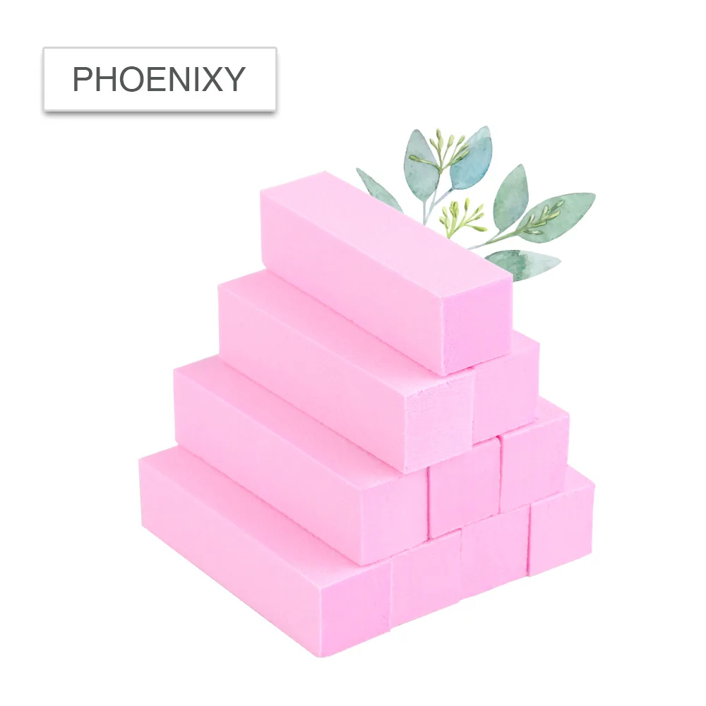 

10Pcs/set Sanding Sponge Nail File Buffer Block for UV Gel Nail Polish DIY Nail Art Manicure Pedicure White Nail Buffers File