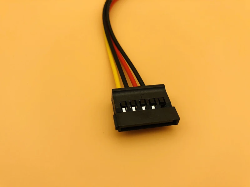 5PCS IDE to Serial ATA SATA HDD Hard Drive Power Adapter Cable Cord 15Pin SATA to 4Pin IDE Power SATA Power Cable for BTC Mining