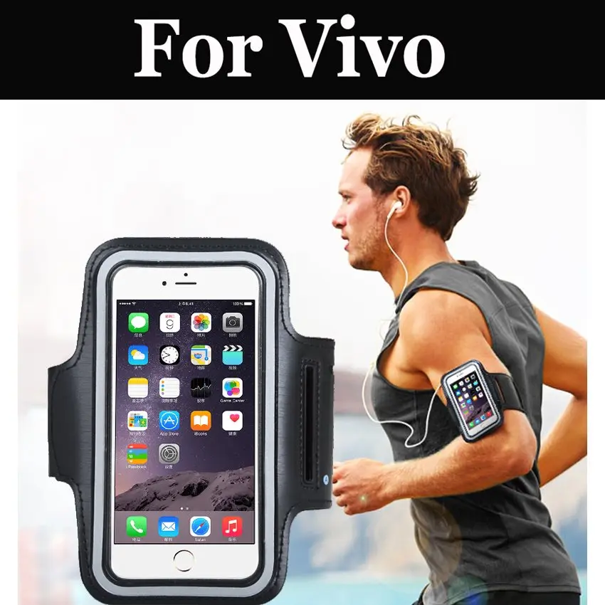 

Sports Running Jogging Gym Armband Holder Case Cover For Vivo X6S X7 V5 Plus Xplay 5 6 X9 X9 X20 X9s Plus V5 Lite Y66 V7 V9 V11i