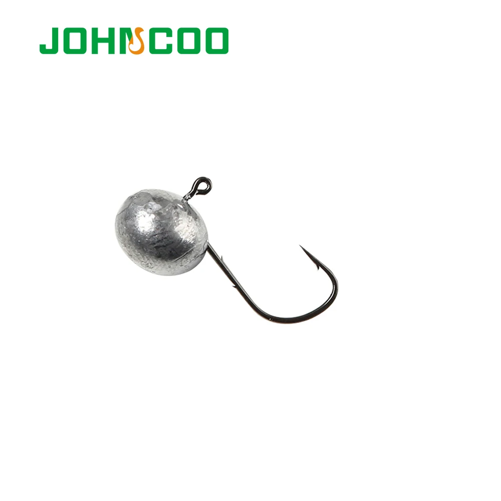 JOHNCOO Новый джиг рыболовный крючок 5 г 7 открытый свинцовый головной колючий Мягкая