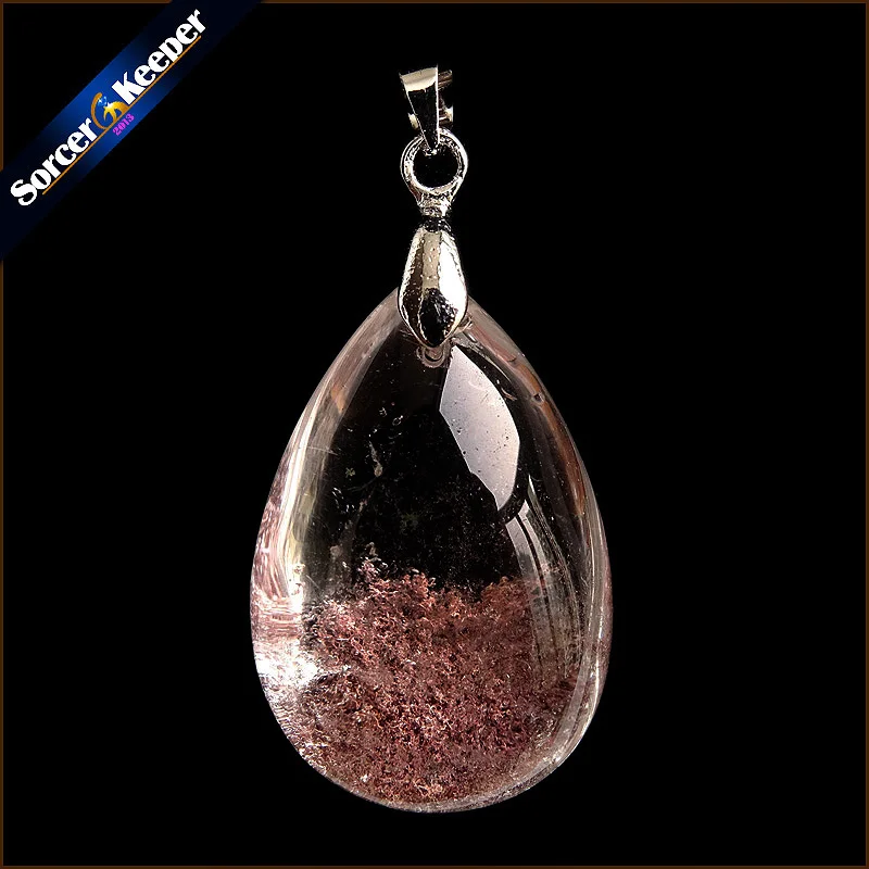 

Natural Multicolor Ghost Phantom Quartz Crystal Stone Specimen Healing Pendant Gem stone Home Decor DIY Crafts Material YS930