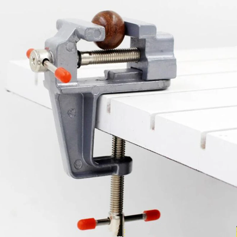Универсальные мини тиски скамейка зажим алюминиевый сплав стол тиски скамейка DIY ремесло плесень фиксированный инструмент для ремонта Аппаратные средства