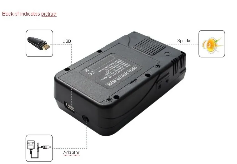 [Подлинный] SATLINK WS-6908 спутниковый ТВ приемник метр DVB-S FTA цифровой спутниковый сигнал Finder 3,5 дюймов ЖК-экран Поддержка QPSK