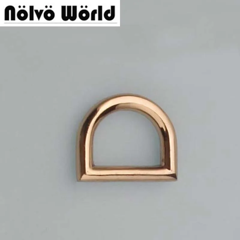 

100pcs 5 colors small d ring,inside 13*10mm 1/2 inch gold color Closed d ring,alloy metal welded d-ring
