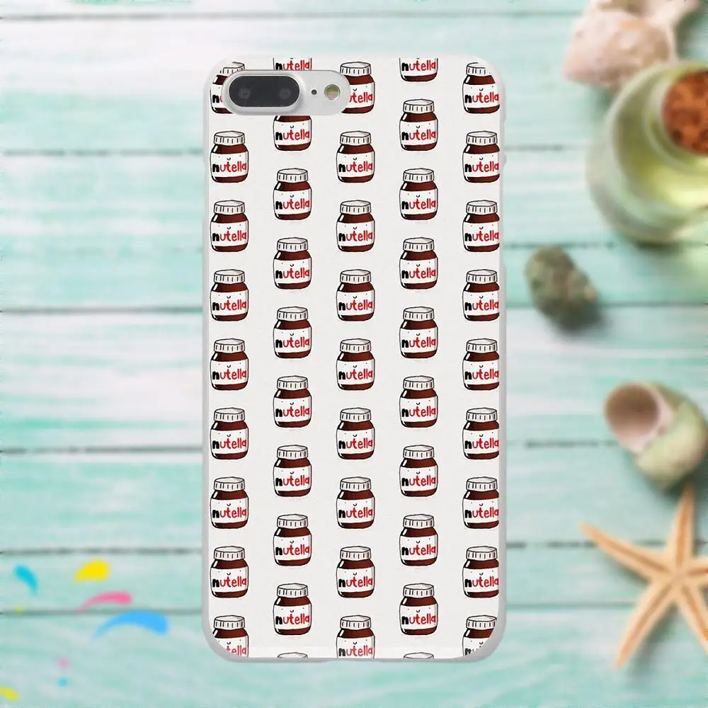 Шоколадная еда Tumblr Nutella милые для Samsung Galaxy A3 A5 A7 J1 J2 J3 J5 J7 2015 2016 2017 мягкие лучшие