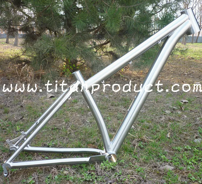 

Titanium MTB Frame 27.5 Wheel Tapere Headtube/Bent Seattube/PF30 BB Shell