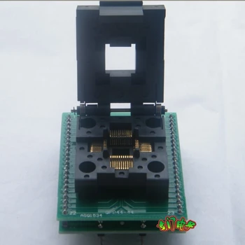 

High Quality LQFP44 TQFP44 to DIP44 test block clamshell USB Programmer IC socket adapter