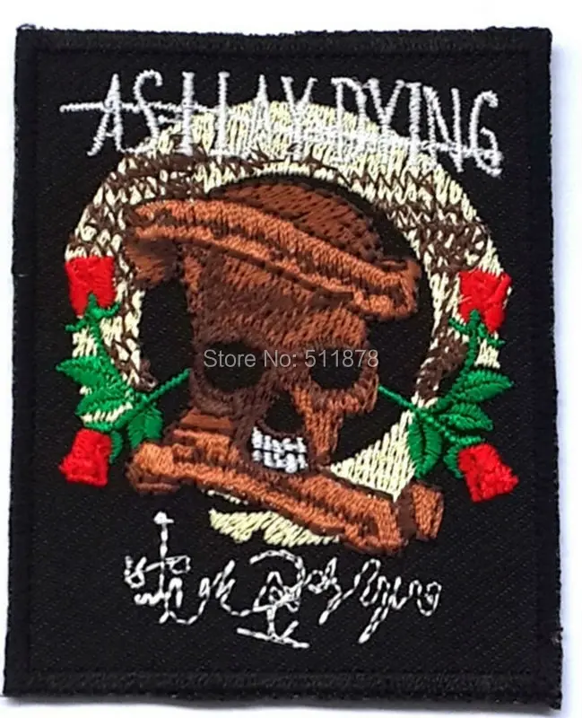 

3" As I lay Dying Music Band EMBROIDERED Sew On IRON On Patch APPLIQUE Heavy Metal Rock Punk Badge