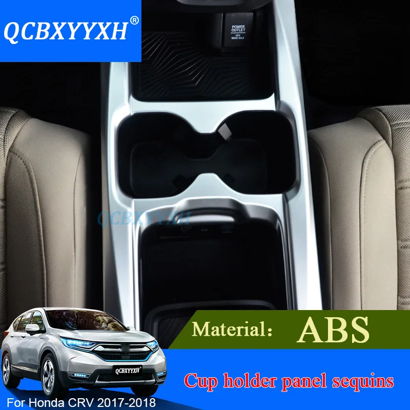 ABS стайлинга автомобилей подстаканник Панель блесток для Honda 5th CRV CR-V внутреннего украшения наклейки Авто подкладке Frame наклейка