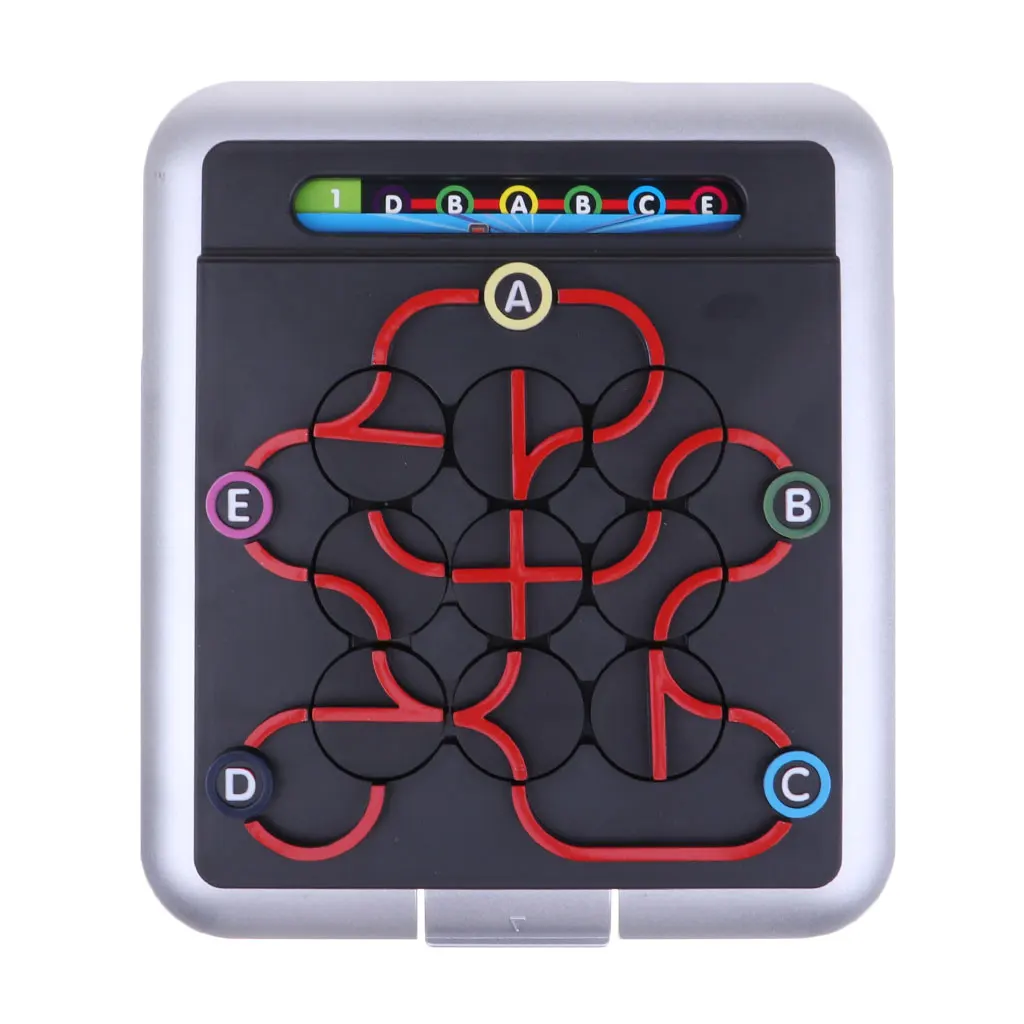 64 Levels 3D Subway Labyrinth Puzzles Game Brain Teaser for Kids Logic Thinking Training Toy