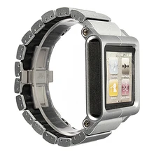 Алюминиевые часы Бретели для нижнего белья Multi Touch Замена для ipod nano 6th Новый Цвет: серебристый