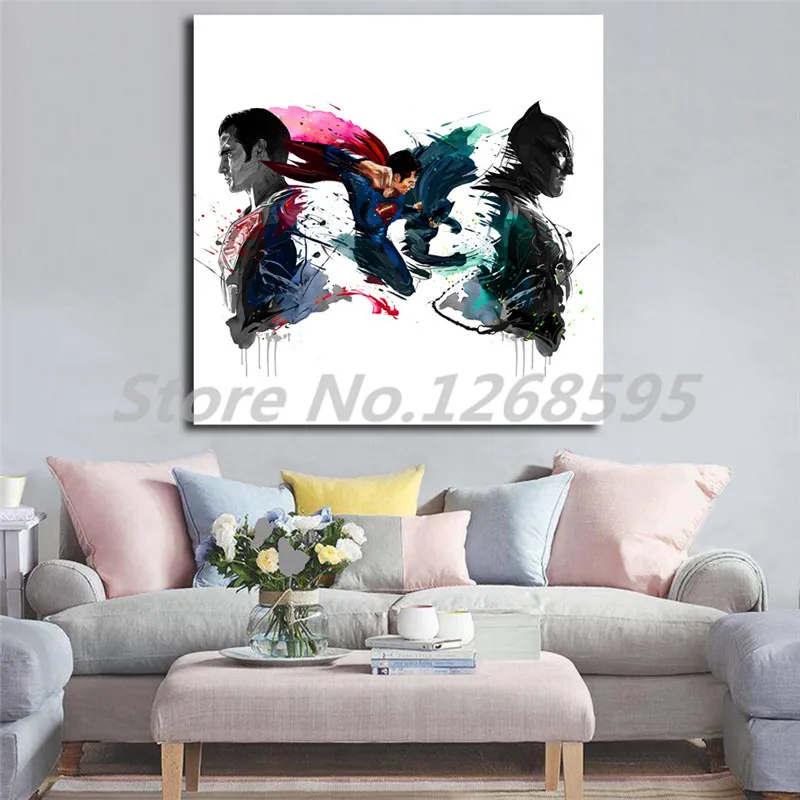 Superman poster wall art home decoration photo print 24x24 inches