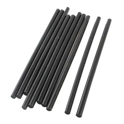 35 Pcs 7mm Diameter 190mm Length Plastic Black Hot Melt Glue Stick -  AliExpress