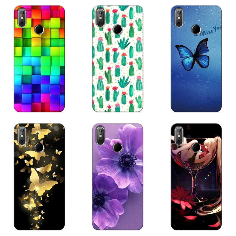 

Phone Case for Cubot J3 Pro Printing Pattern TPU Protective Soft Silicone Flower Cover Case for Cubot J3 Phone Cover Coque