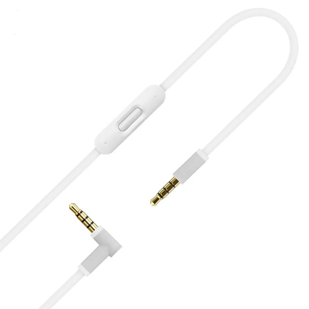 White Audio Cables For Beats Headphone 2.0 Version Replacement Cable