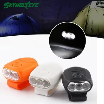 

SKYWOLFEYE 3 LEDs Clip Cap Hat Light Headlight Battery Powered for Outdoor Camping Riding Hiking