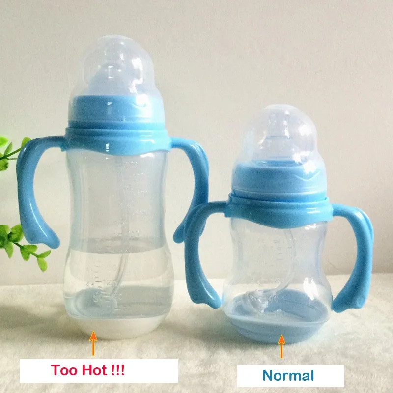180/240/320 мл широкая BPA детская бутылочка для кормления младенцев бутылочки для кормления биберон мамадеира анти колик с температурным зондированием