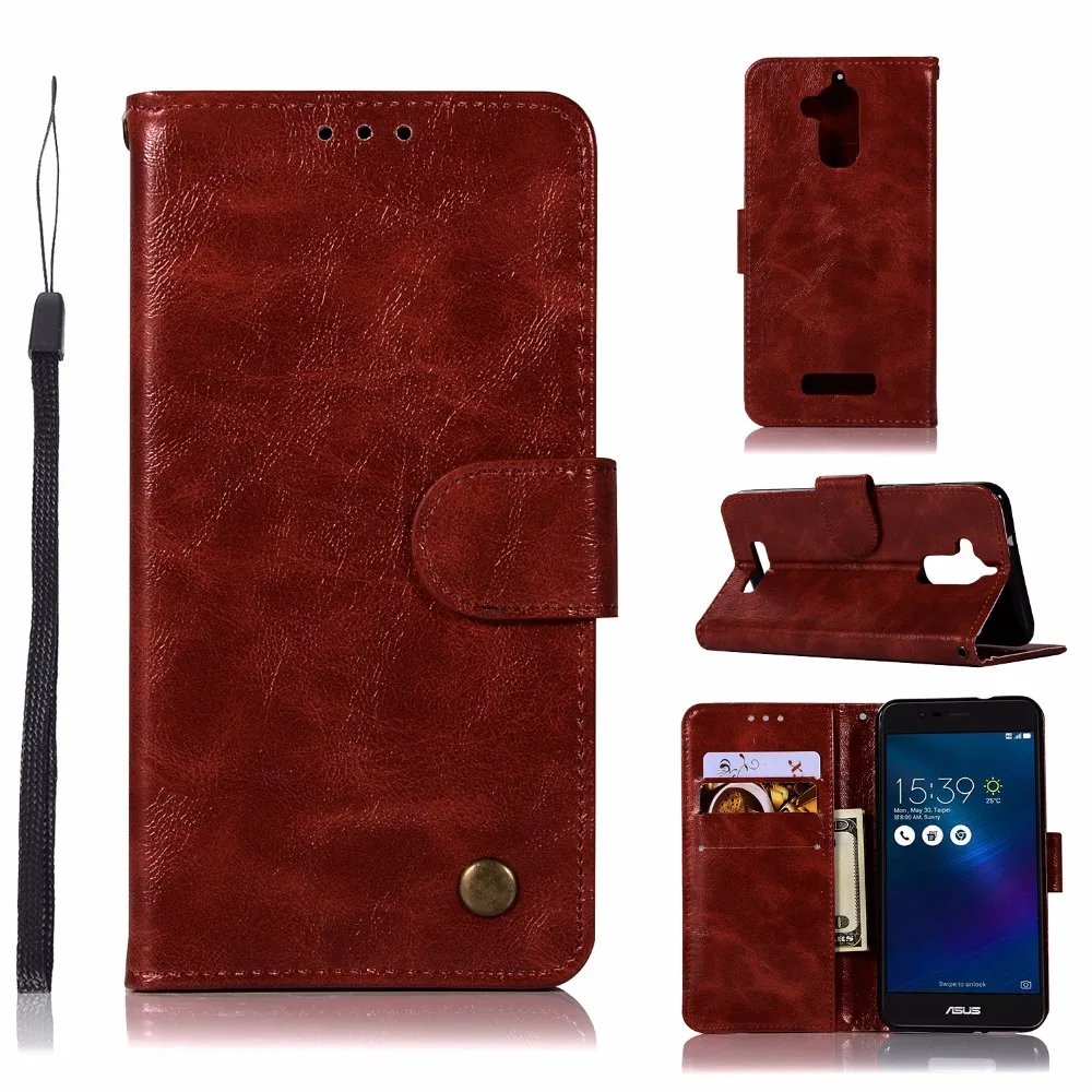 

Stand Wallet Flip Case For Asus Zenfone Max ZC550KL PU Leather Case+ Silicon Back Cover For Asus ZenFone Go ZC500TG ZB551KL