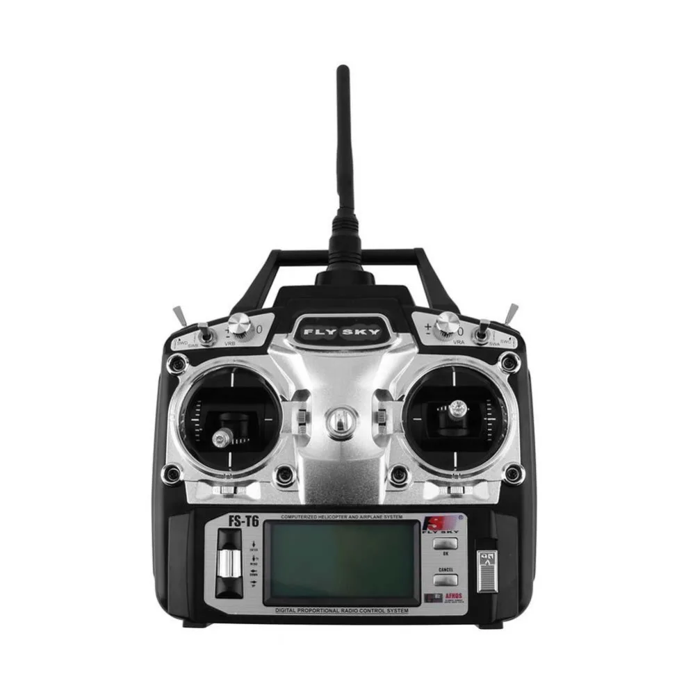

2016 hotsale Flysky FS-T6 Radio Control 2.4G 6 CH Transmitter + Receiver for Helicopter RC