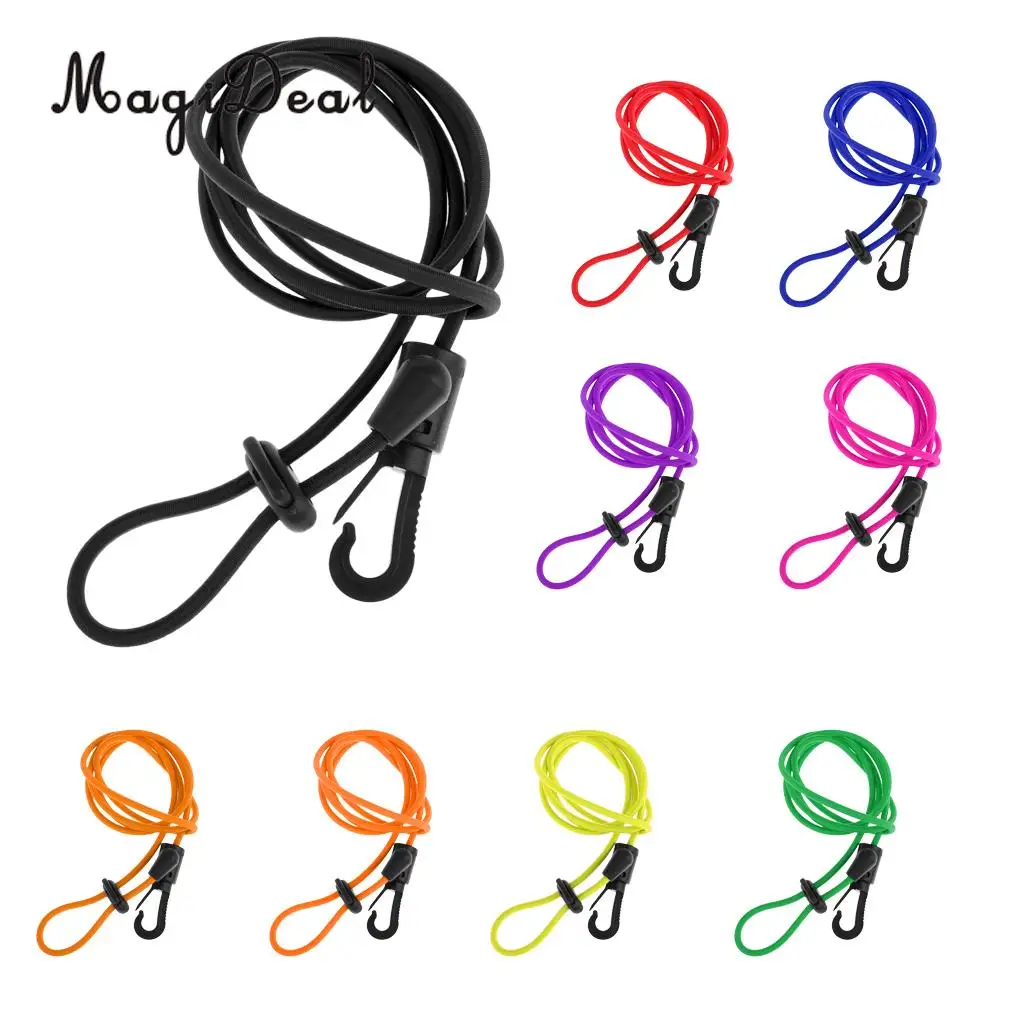 Perfeclan Elastic Safety Kayak Boat Paddle Leash Fishing Rod Cord Bungee Rope for Diving Fishing Boat Sailing Equipment