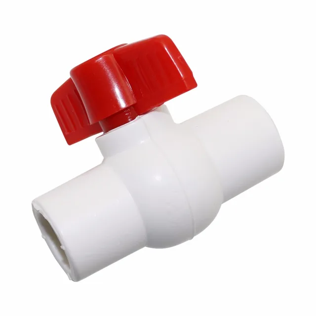 1 Pc 20 Mm 25 32 Pvc Golyószelep Waterstop Kapcsoló Csatlakozók Otthoni Kerti Mezőgazdasági Gazdaság Öntözőrendszer Eszközök - Image 3