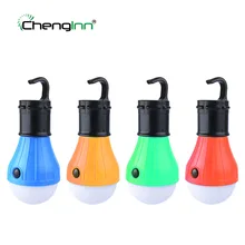 Практичный светодиодный светильник на крючке для кемпинга, красочный водонепроницаемый портативный фонарь, SOS светодиодный фонарь для кемпинга, AAA фонарь для палатки, 4 штуки, chenglnn