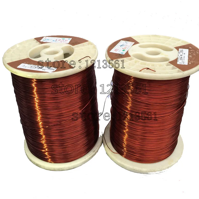 

0.3/0.4/0.5/0.7MM QZYL-2-220 high temperature polyester enamelled round copper enameled wire 220 degrees Celsius /magnet wire