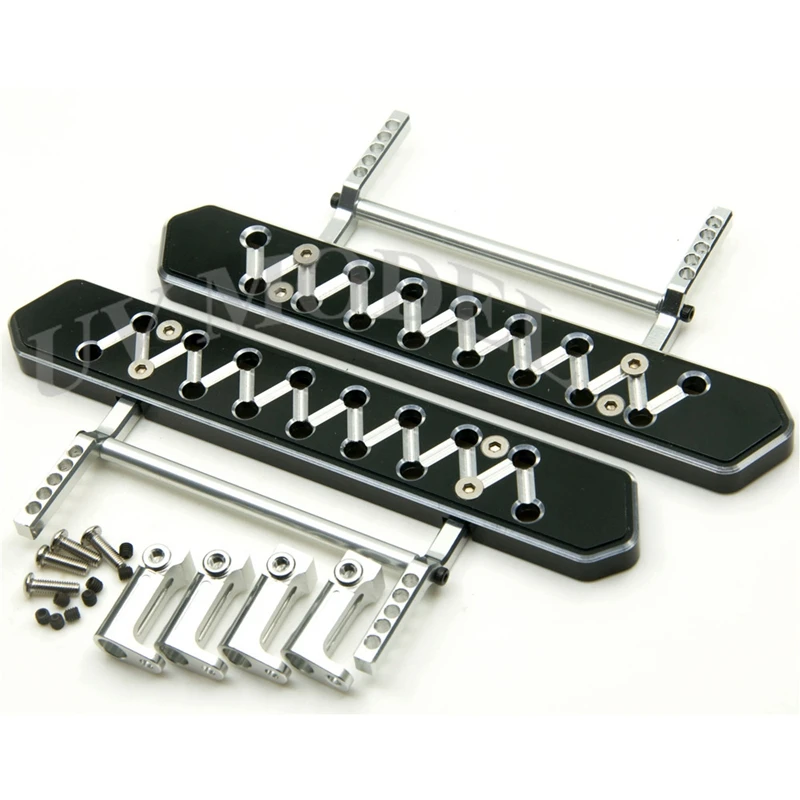 

RC 1:10 Car Accessories CNC Metal Side Pedal Plate For Axial SCX10 CC01 F350 D90 Side Step Sliders 1/10 RC Rock Crawler Car Part