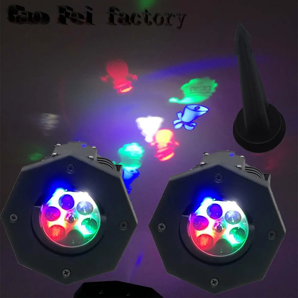 

Multi-color snowflake Outdoor Waterproof Light Party RGB led effect light holiday lights, Christmas lights, Halloween lamp