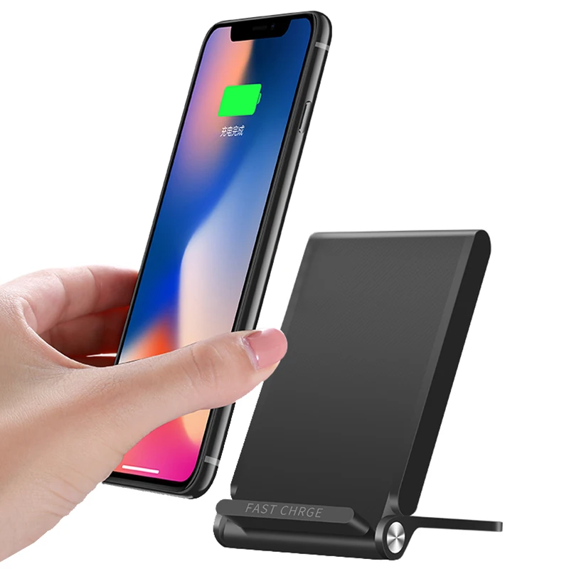 BBSW 3 Coils Qi Wireless Fast Charger Folding Charging Stand Pad For SAMSUNG S8 S8 Plus S7 Edge S6 Edge+Note 5 8 For iPhone X 8 (7)