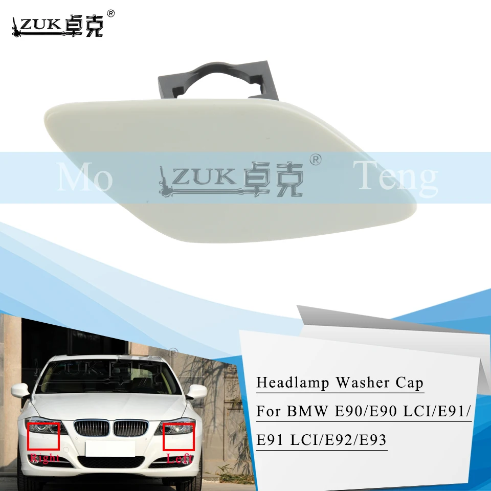

ZUK For BMW 3 Series Coupe Hardtop Convertible Headlight Washer Nozzle Cover Washer Cap For E92 E93 316 320 323 325 328 330 335