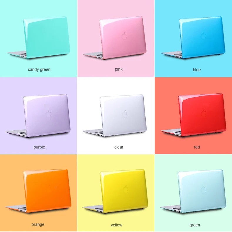 Для Macbook Air Retina 11 12 13 3 &quotКристальный/матовый чехол для Mac book Pro 15 Touch Bar/Touch ID 2019 A1932 A2159