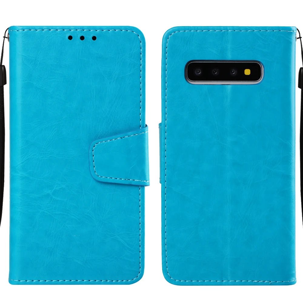 Винтажный кожаный чехол книжка для Samsung Galaxy S10 S10e S9 S8 plus S6 edge S5 S4 S3 G920 A70 A310 A5 A3 2015 2017 A7