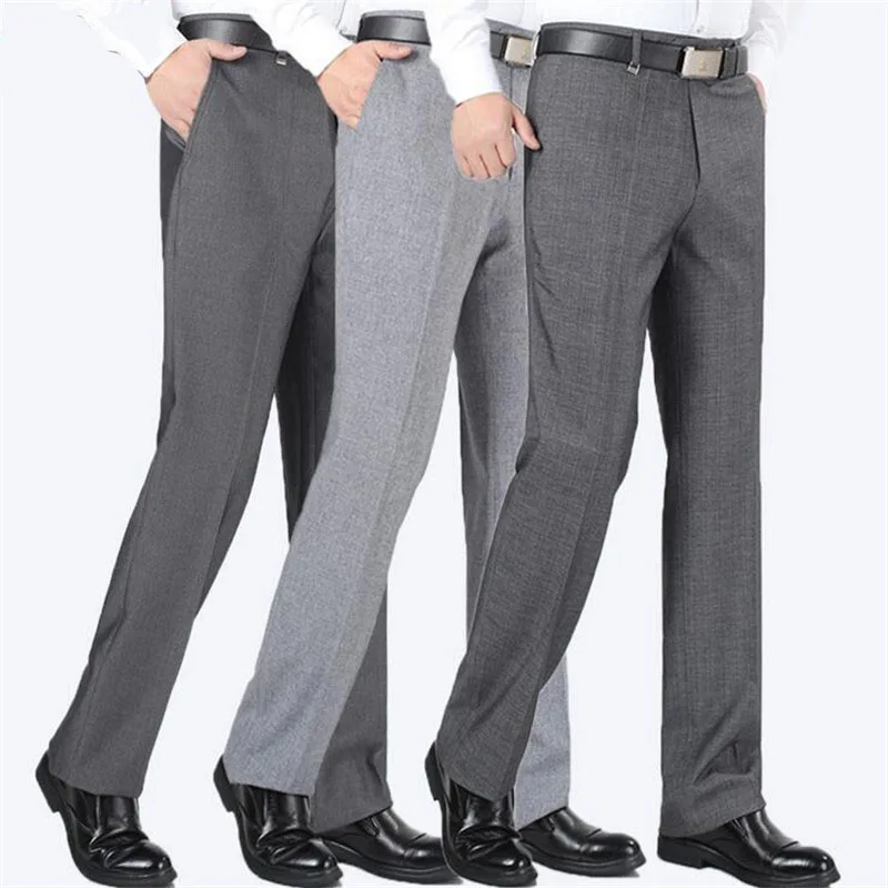 Aliexpress.com : Buy Men's Suit Pants High Quality Men Dress Pants Silk ...