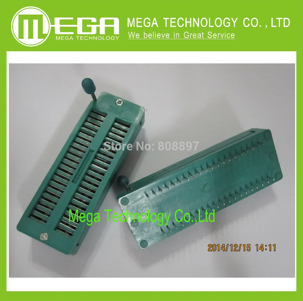 Narrow 40 Pin UNIVERSAL Zif Test DIP IC 3M Socket NEW CA