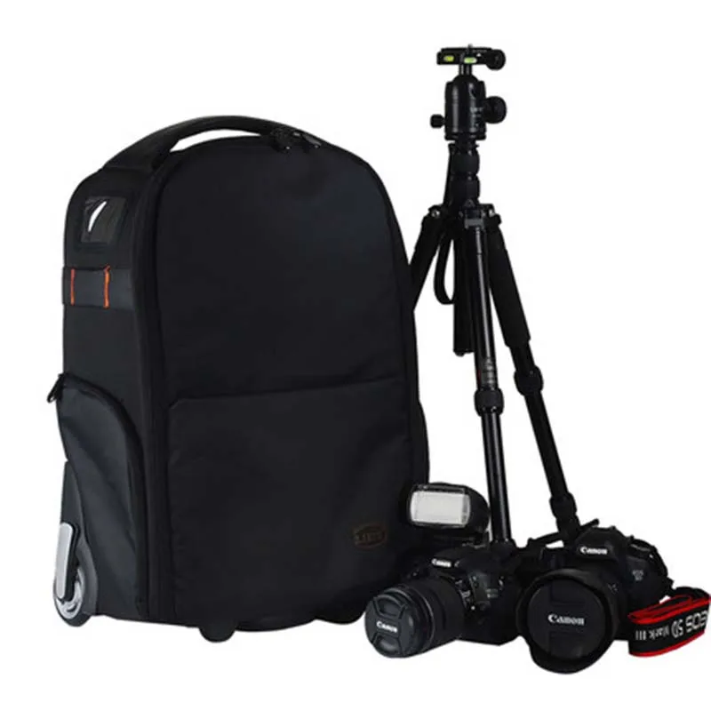 

Large-capacity camera bag multi-function photography trolley bag boarding computer bag backpack suitcase wheel carry on luggage