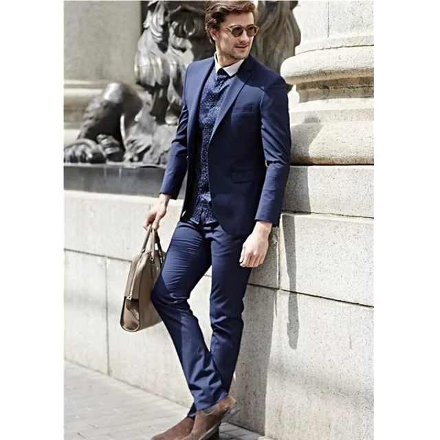 Latest Men A Grain Of Buckle The Groom Suit Lapel Pure Color Fashion Latest Men A Grain Of Buckle The Groom Suit Lapel Pure Color Fashion Wedding Dress Best