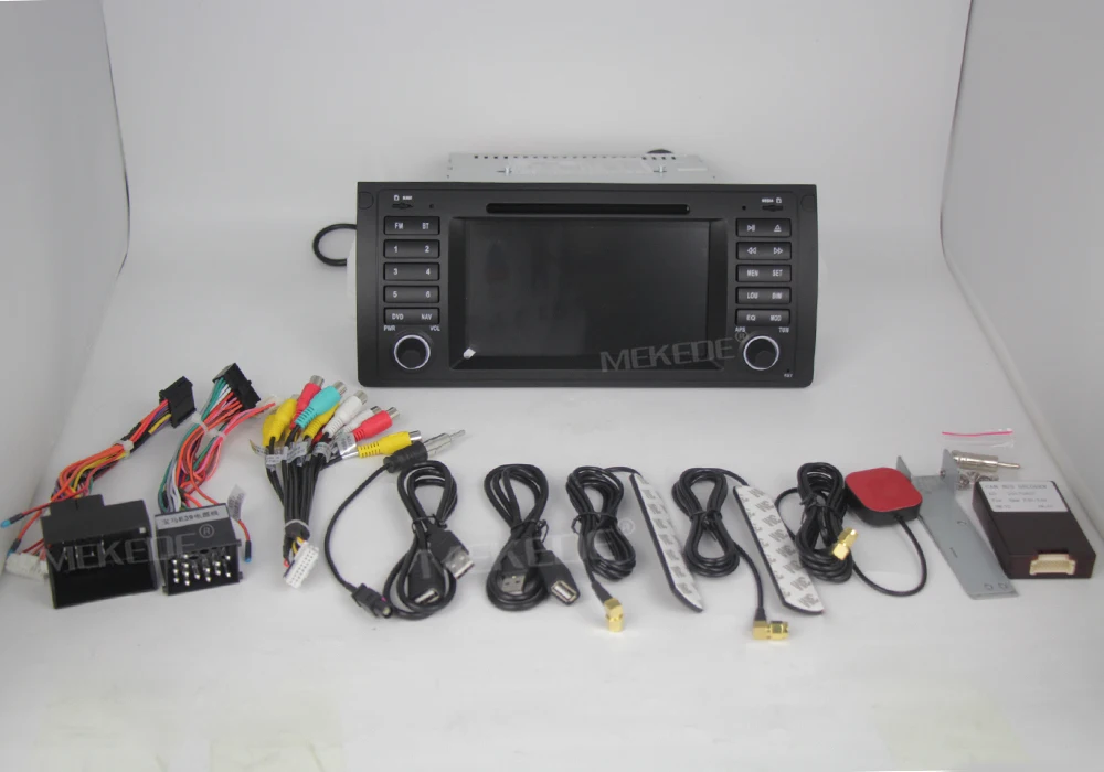 Cheap MEKEDE Android car dvd multimedia player for BMW 3series E39 E53 X5 M5 with 4G lte wifi 2G RAM 16G ROM GPS radio free shipping 7