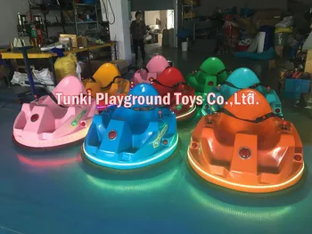 

colorful rotating funny bumper car