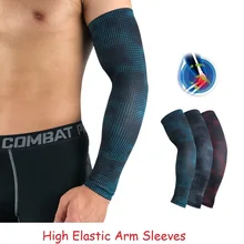 1 пара Защита от ультрафиолетовых лучей для бега и велоспорта, гетры для баскетбола и волейбола, рукава для велосипеда, рукава для гольфа, спортивные Налокотники