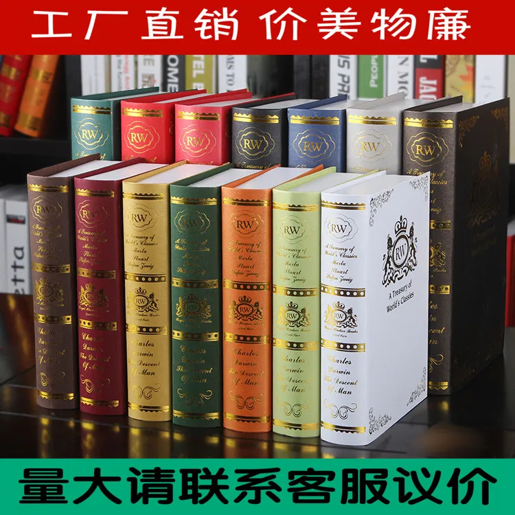 

10pc props European simulation model Home Furnishing fake model books Book decoration