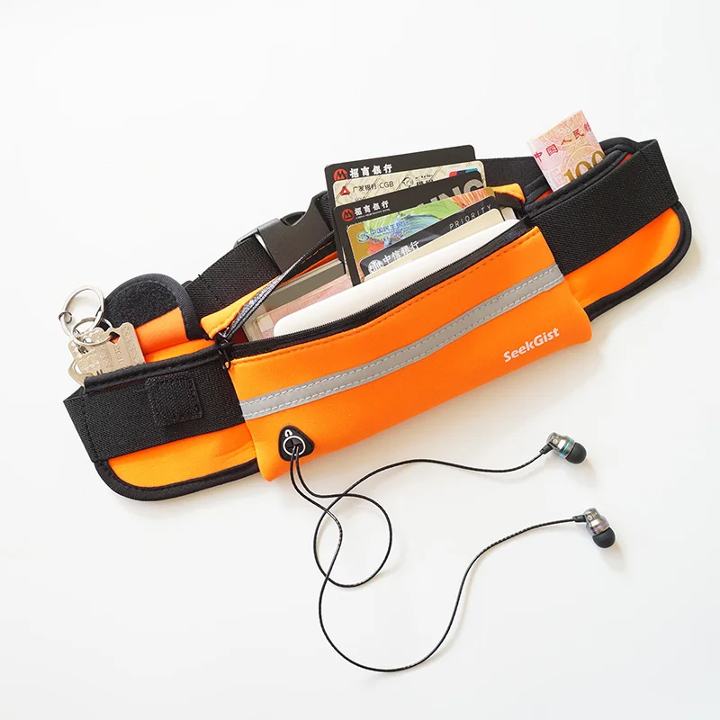 

SeekGist New Running Waist Bag Waterproof Mobile Phone Holder Men/Women Sport Running Gym Fitness Bag Lady Sport Accessories