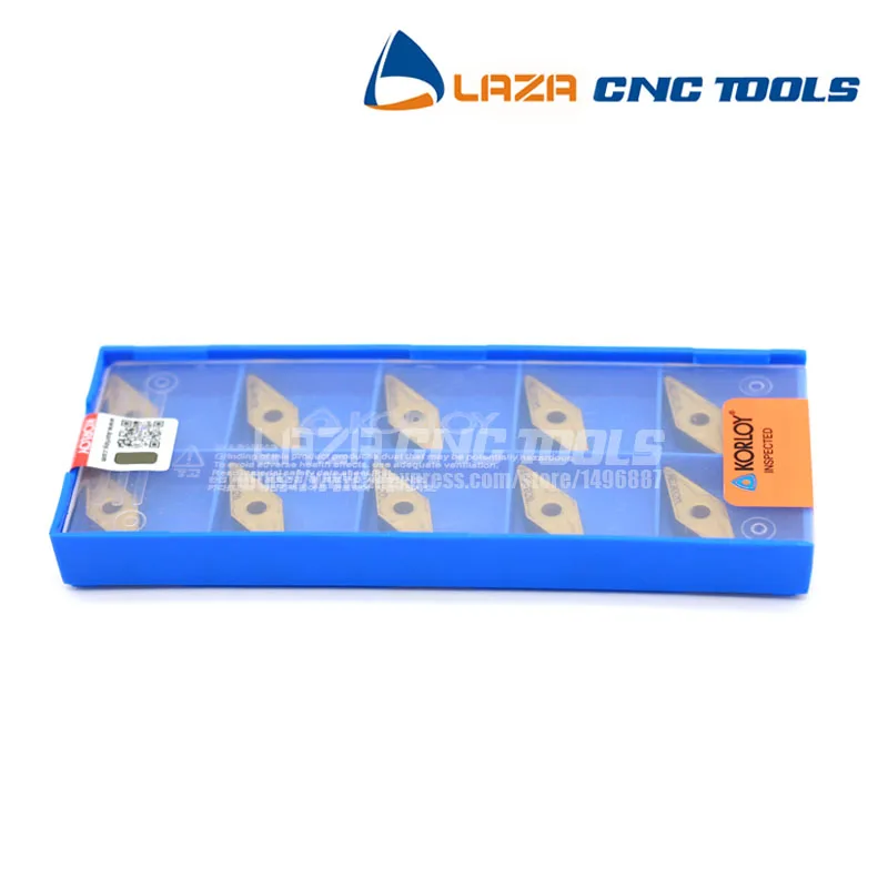 

VNMG160404/VNMG160408-HM NC3020*10pcs Korloy Turning Tips Tungsten Carbide Inserts,cut Blades for MVJNR/MVVNN/MVQNR Tool Holder