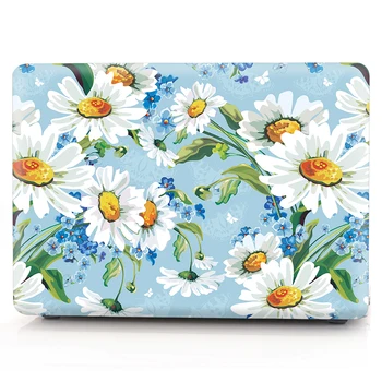 

Viviration Floral Print Customzied New PVC Replace Cover Holder Case For Macbook Air Pro 11 12 13 15 Laptop With touch bar 2019
