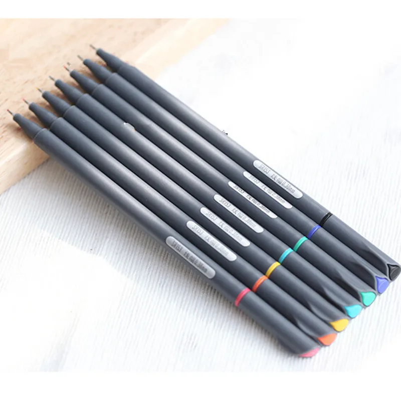

0.38mm 10 Colors Fine Liner Colored Marker Pens Drawing School Watercolor Based Art Markers For Manga Sketch Drawing Pen